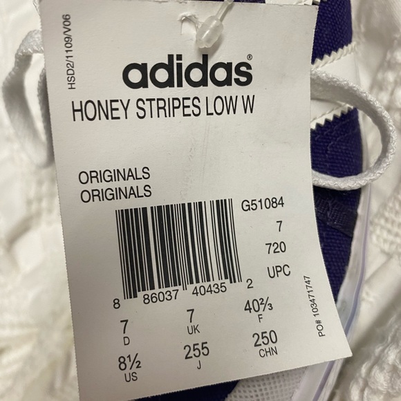 Brand new Adidas Honey Stripe Low-top sneakers 8.5 - Picture 7 of 7